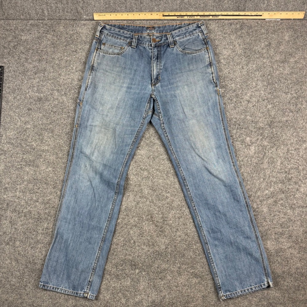 Ridgecut Carpenter Jeans Mens Size 36x36 Blue Denim Straight‎ Workwear Utility